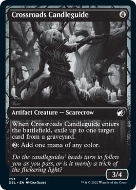 Crossroads Candleguide 253 card from Innistrad: Double Feature