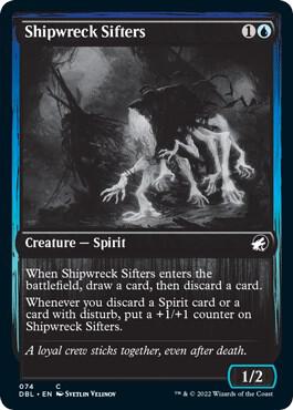 Shipwreck Sifters 74 card from Innistrad: Double Feature
