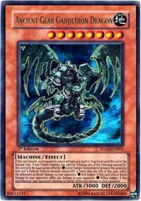 Ancient Gear Gadjiltron Dragon SD10-EN001 card from Structure Deck: Machine Re-Volt