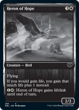 Heron of Hope 285 card from Innistrad: Double Feature