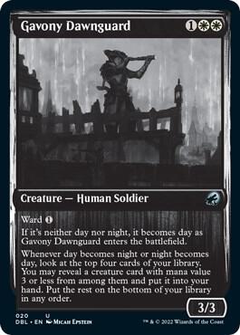 Gavony Dawnguard 20 card from Innistrad: Double Feature