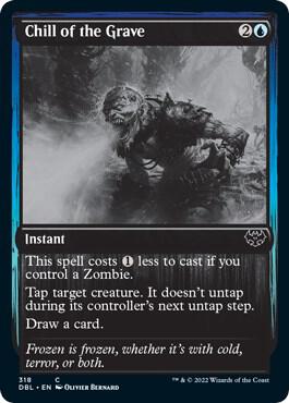 Chill of the Grave 318 card from Innistrad: Double Feature