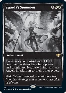 Sigarda's Summons 303 card from Innistrad: Double Feature