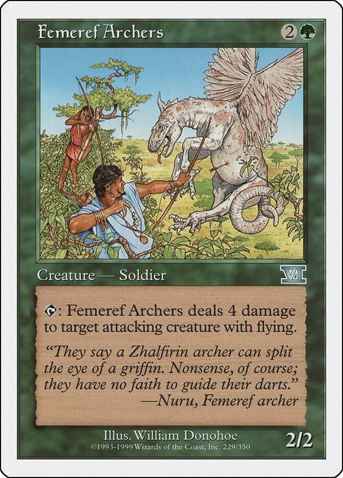 Femeref Archers 229 card from Classic Sixth Edition