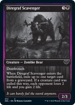 Diregraf Scavenger 372 card from Innistrad: Double Feature