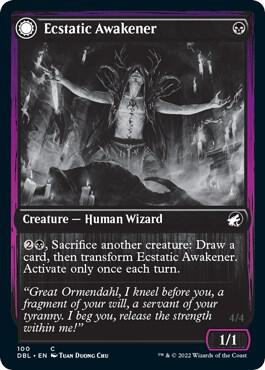 Ecstatic Awakener 100 card from Innistrad: Double Feature