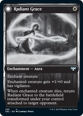 Radiant Grace 298 card from Innistrad: Double Feature