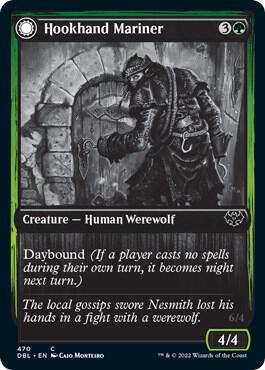 Hookhand Mariner 470 card from Innistrad: Double Feature