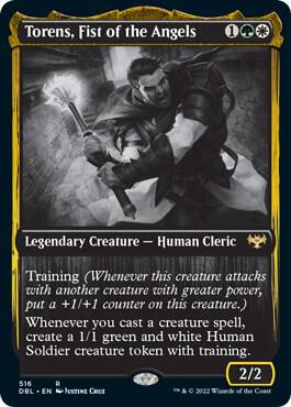 Torens, Fist of the Angels 516 card from Innistrad: Double Feature