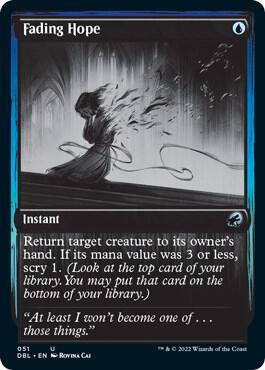 Fading Hope 51 card from Innistrad: Double Feature