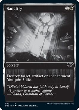 Sanctify 300 card from Innistrad: Double Feature
