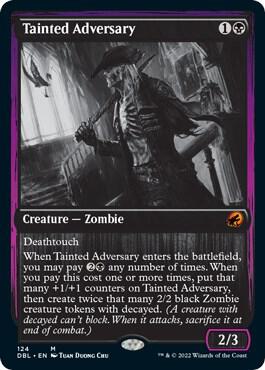 Tainted Adversary 124 card from Innistrad: Double Feature
