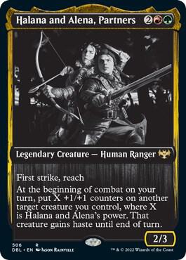 Halana and Alena, Partners 506 card from Innistrad: Double Feature