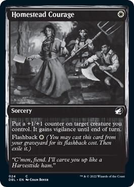 Homestead Courage 24 card from Innistrad: Double Feature