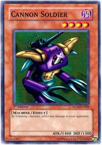 Cannon Soldier SD10-EN009 card from Structure Deck: Machine Re-Volt
