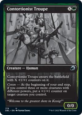 Contortionist Troupe 178 card from Innistrad: Double Feature