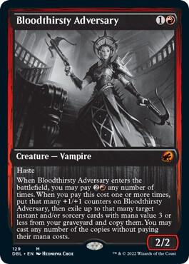 Bloodthirsty Adversary 129 card from Innistrad: Double Feature