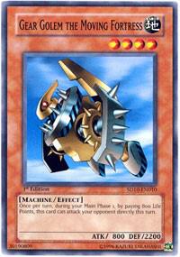 Gear Golem the Moving Fortress SD10-EN010 card from Structure Deck: Machine Re-Volt