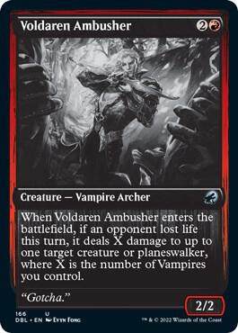 Voldaren Ambusher 166 card from Innistrad: Double Feature