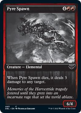 Pyre Spawn 440 card from Innistrad: Double Feature