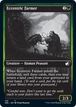 Eccentric Farmer 185 card from Innistrad: Double Feature
