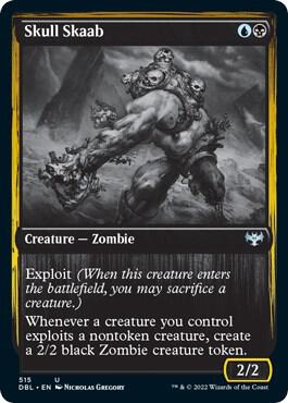 Skull Skaab 515 card from Innistrad: Double Feature