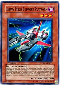 Heavy Mech Support Platform SD10-EN011 card from Structure Deck: Machine Re-Volt