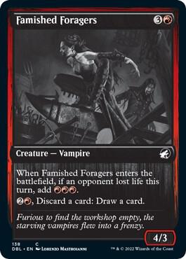Famished Foragers 138 card from Innistrad: Double Feature