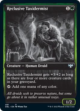 Reclusive Taxidermist 481 card from Innistrad: Double Feature