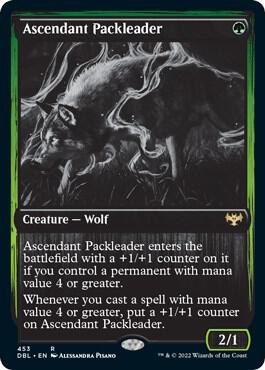 Ascendant Packleader 453 card from Innistrad: Double Feature
