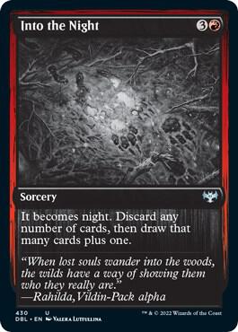 Into the Night 430 card from Innistrad: Double Feature