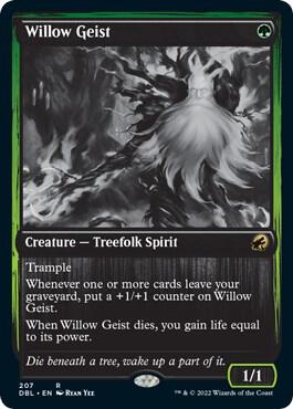 Willow Geist 207 card from Innistrad: Double Feature