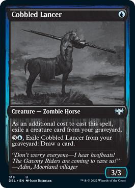 Cobbled Lancer 319 card from Innistrad: Double Feature