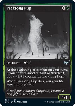 Packsong Pup 480 card from Innistrad: Double Feature