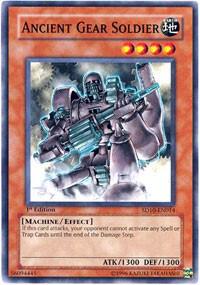 Ancient Gear Soldier SD10-EN014 card from Structure Deck: Machine Re-Volt