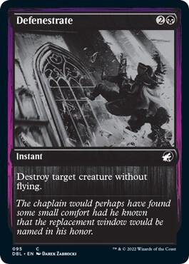 Defenestrate 95 card from Innistrad: Double Feature