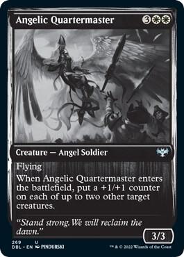 Angelic Quartermaster 269 card from Innistrad: Double Feature