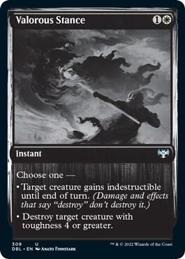 Valorous Stance 309 card from Innistrad: Double Feature