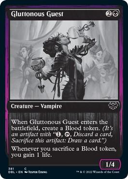 Gluttonous Guest 381 card from Innistrad: Double Feature