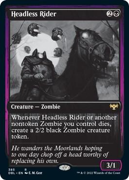 Headless Rider 385 card from Innistrad: Double Feature