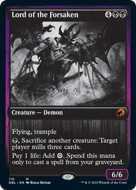 Lord of the Forsaken 110 card from Innistrad: Double Feature