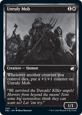 Unruly Mob 40 card from Innistrad: Double Feature