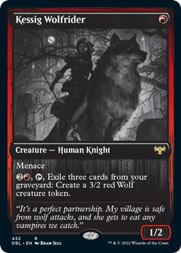 Kessig Wolfrider 432 card from Innistrad: Double Feature