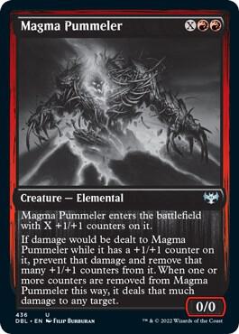 Magma Pummeler 436 card from Innistrad: Double Feature