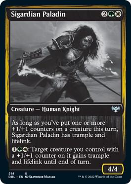 Sigardian Paladin 514 card from Innistrad: Double Feature