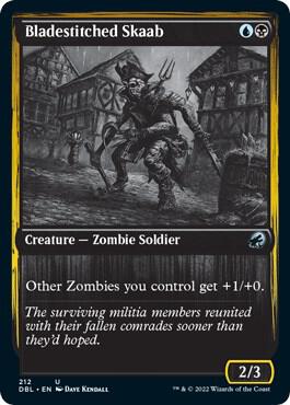 Bladestitched Skaab 212 card from Innistrad: Double Feature