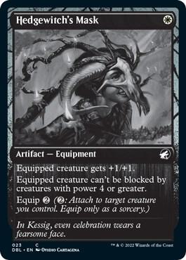 Hedgewitch's Mask 23 card from Innistrad: Double Feature