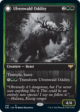 Ulvenwald Oddity 492 card from Innistrad: Double Feature