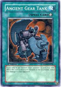 Ancient Gear Tank SD10-EN018 card from Structure Deck: Machine Re-Volt