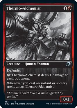 Thermo-Alchemist 164 card from Innistrad: Double Feature